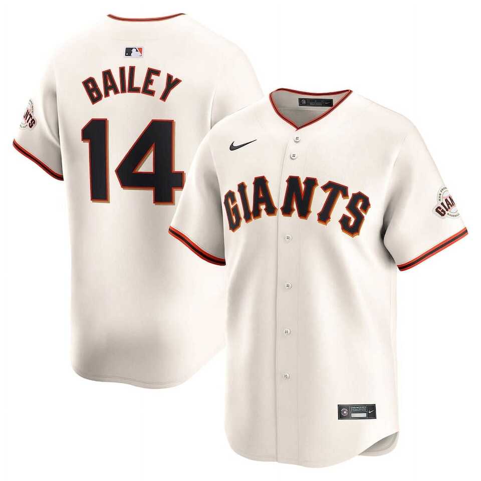 Men's San Francisco Giants #14 Patrick Bailey Cream 2024 Home Limited Stitched Jersey Dzhi,We sell and wholesale Men's San Francisco Giants #14 Patrick Bailey Cream 2024 Home Limited Stitched Jersey Dzhi on line form chian!